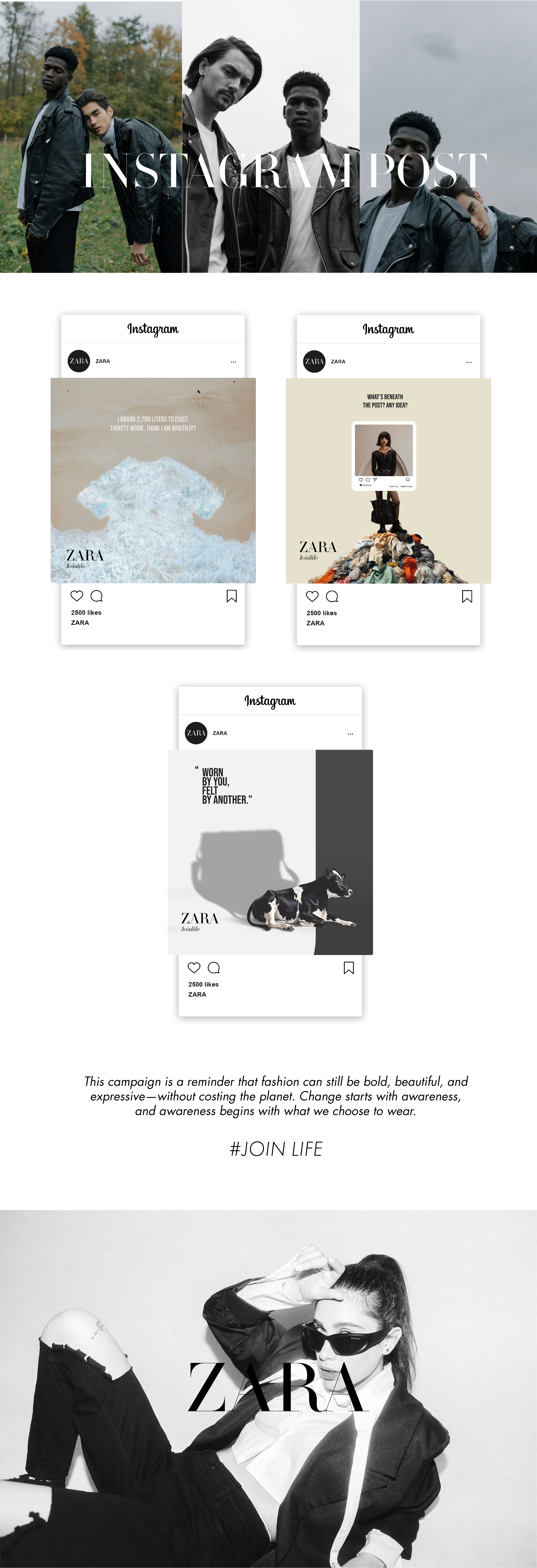 Zara Sustainability Ad Campaign